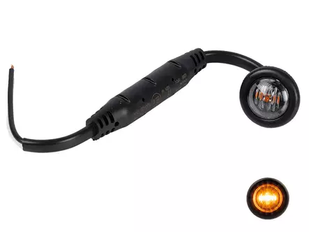 Optibeam Dark Phantom led-äärivalo 12-24V - Keltainen - Keltaiset äärivalot - 1608-3100 - 2