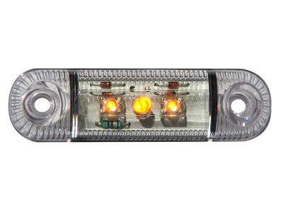LED ÄÄRIVALO E-HYV. 12/24V 84X24MM - Keltaiset äärivalot - 1606-27742multi - 1