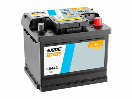 Exide EB442 Excell käynnistysakku 12V 44Ah 420A -/+ - EXIDE käynnistysakut - 1815-EB442 - 1