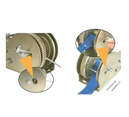 Goliath 7N1 Trailerin käsivinssi/vintturi 723Kg - Käsivinssit - 13307 - 2