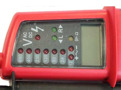 JÄNNITE- JA JATKUVUUSTESTERI 12-690V AC/DC - Korjaamotesterit ja mittausvälineet - 1711-UT15C - 2